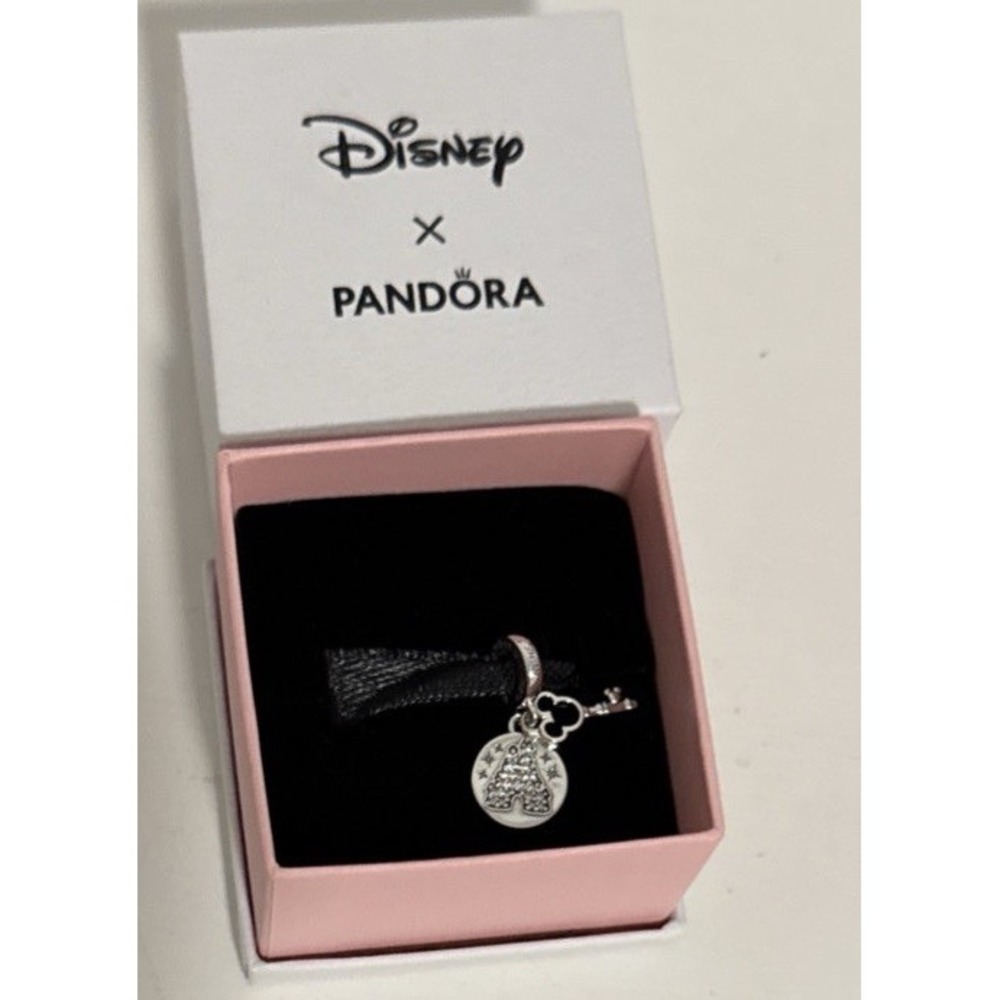 Disney Parks Pandora Charm Keys To The Kingdom Castle Mickey Key HOME NEW